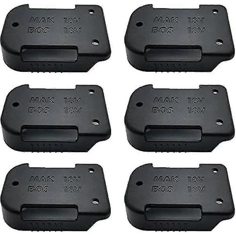 Lot de 6 supports de batterie pour batterie Makita 18 V, également compatibles avec les modèles Bosch YJ53 et YJ53 2025 (1/5)