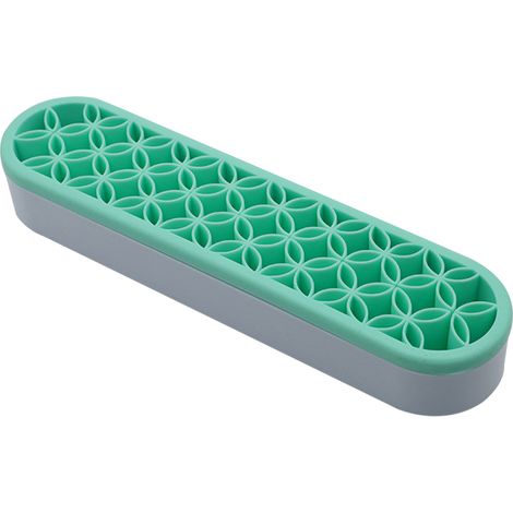 Organisateur de bureau, porte-pinceaux de maquillage en silicone, boîte de rangement pour cosmétiques, support pour pinceaux de maquillage, porte-stylos de peinture pour ranger et organiser vos produi