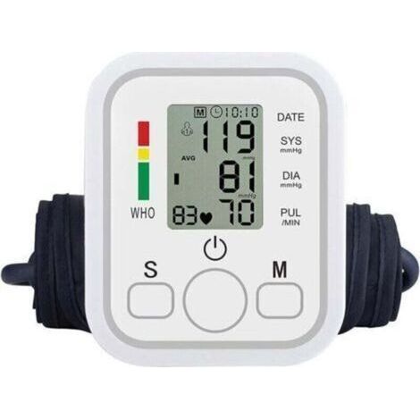 PA Tensiómetro de brazo. tensiómetro de muñeca. tensiómetro de brazalete. tensiómetro profesional. tensiómetro de brazalete. tensiómetros manuales (blanco) (1/4)