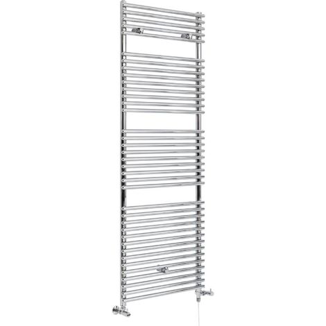 Hudson Reed Arno - Sèche-Serviettes Design Mixte Moderne - Chromé - 173.8 cm x 45 cm