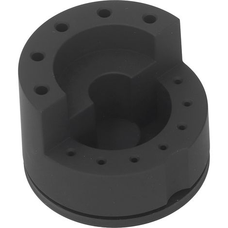 Support de tournevis rotatif 360°, boîte de rangement en plastique pour outils, organiseur de visseuses, étui mural ou d'atelier, 10 emplacements (1/5)