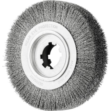 PFERD Entgratbürste ungezopft RBU Ø 250x60x50,8 mm Bohrung Edelstahl-Draht-Ø 0,50mm stationär (1/5)