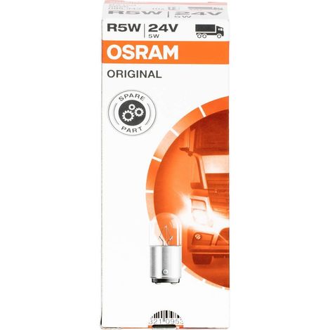 Osram 5626 Original R5W BA15d LKW Lampe 24V 5W Metallsockel - Auto Lampe Premium E-geprüft - Versand DE (1/5)