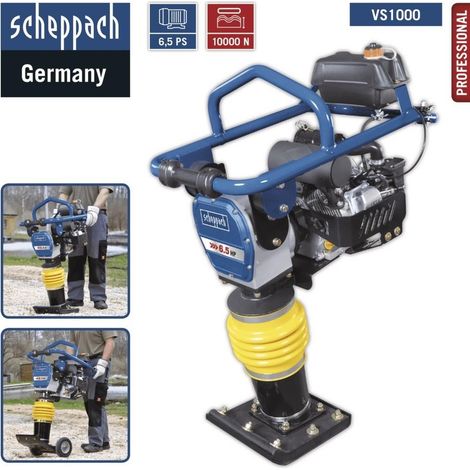 Vibrocostipatore costipatore verticale Scheppach vs1000