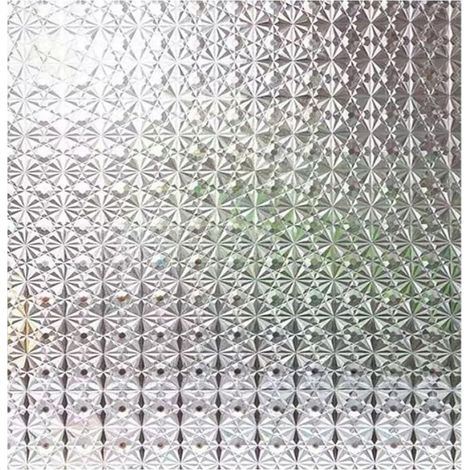 Design 50 x 200 cm pour fenêtres de salle de bain avec films translucides et autocollants opaques givrés qui équilibrent beauté et fonctionnalité.