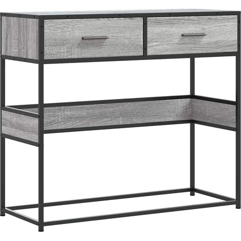 Maison Exclusive - Tavolo Consolle Rovere Sonoma 90x35x80 cm in Legno Multistrato