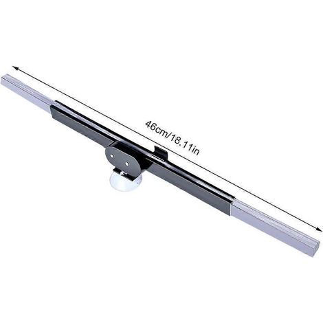 Pare-soleil rétractable pour pare-brise de voiture, protection solaire intérieure automobile, pare-soleil pliable pour vitre avant, noir, 46 cm, standard (1/5)