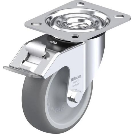 Blickle LE-TPA 102G-FI Rueda 100 mm con freno robusta