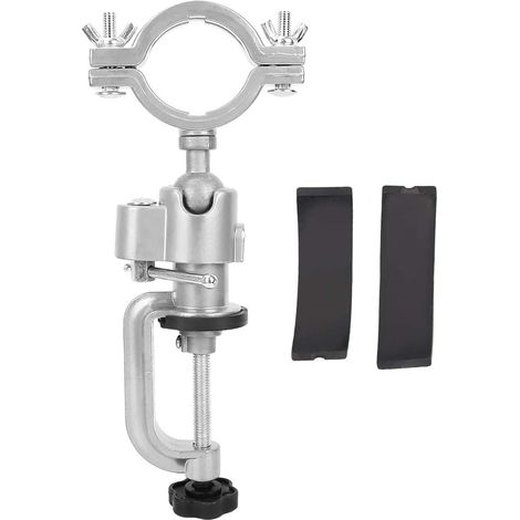 Support de perceuse électrique, support de perceuse électrique à rotation à 360 ° Support de meuleuse Pince de banc (1/5)