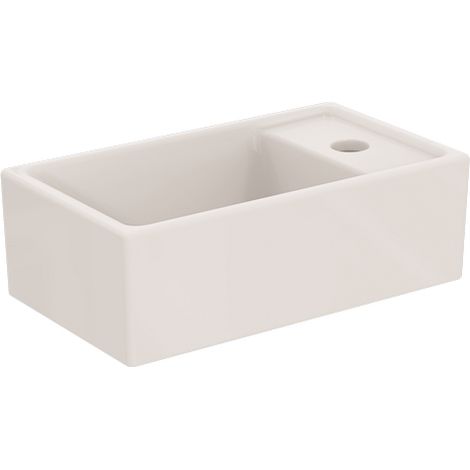 Ideal Standard Tempo - Handwaschbecken 37x21 cm, ohne Überlauf, 1 Hahnloch rechts, Weiß E211201 (1/5)