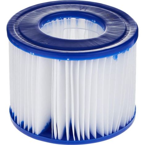 Cartouche filtrante Type VI BESTWAY, lot de 2 filtres de rechange compatible avec spa gonflable Lay-Z-Spa bain à remous chauffant (1/5)