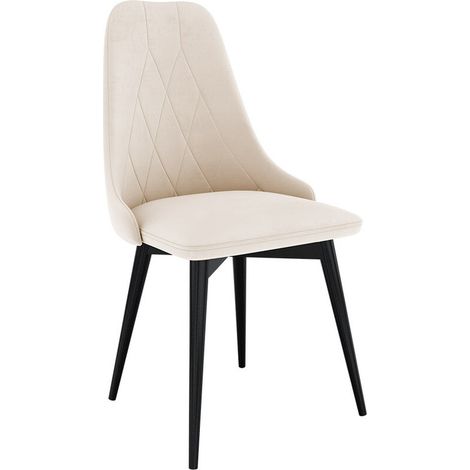 Silla Racine 112, Negro + Magic Velvet 2250, 99x54x60cm, Tapiz, De madera, Aglomerado laminado
