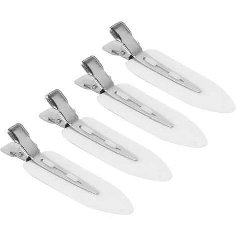Anti-Frizz-Haarspangen für glattes Haar, Markenlose Haaraccessoires für Damen, Strapazierfähige weiße Spangen (1/5)