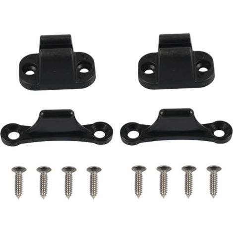 Lntyq 2PCS Kit De Support De Porte RV Caravane Forme De T Porte Bouchon De Retenue Serrure Nylon Camping-Car Porte Porte Titulaire Casier pour Camping-Car (1/5)