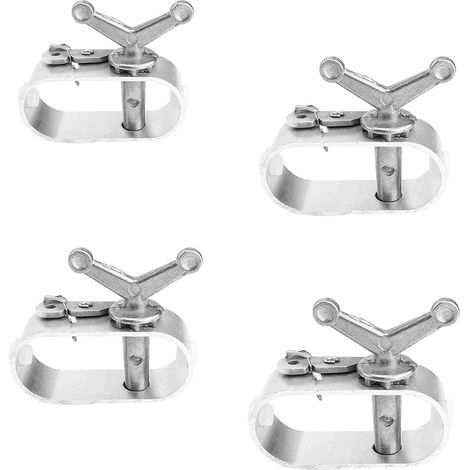 4 Piece Outdoor Clothes Line Tensioner, Wire Tensioner, Laundry Rope Tensioner, Crank Cable Tensioner, for Pool Cover, Keep Swimming Pool Clean (1/5)