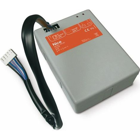 Batterie de secours pour motorisation de portail – Tension 24V – Compatible NICE HOME FILO400/600, ARIA200/400, RIVA200, MAESTRO300, AVIO1000 – Nicehome