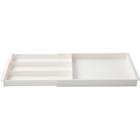 Organiseur de tiroir pour argenterie  Boîte rangement multifonctionnelle papeterie Porte-ustensiles service rétractable multi-usages cuisine - (1/5)
