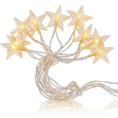 Linder Exclusiv Cadena de luces navideñas 48 LED Estrellas Blanco cálido (1/5)