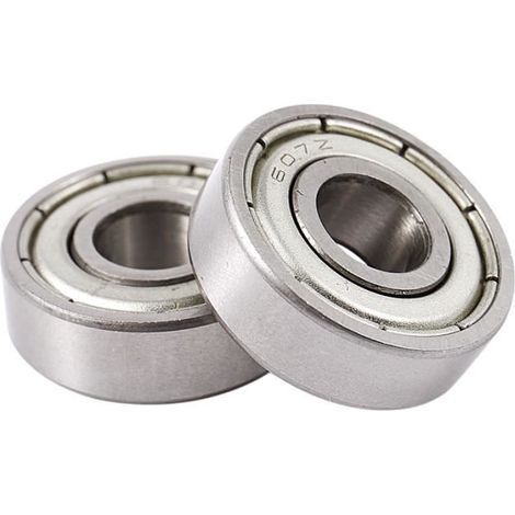 10 PièCes 607ZZ 19 X 7 X6 Mm ScelléS Roulements à Billes en MéTal à une RangéE de Profondeur (1/3)