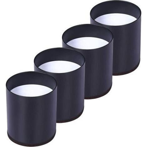 Set mit 4 Bettbeinerhöhungen aus Kohlenstoffstahl, Möbelerhöhungen, die die Höhe um 5 cm erhöhen, Tragkraft 10000 lbs, Tisch-, Stuhl- oder Sofaerhöhungen, platzsparend für Schreibtisch und Bett (schwa (1/5)