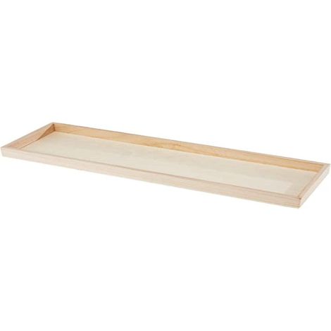 Rayher Vassoio in Legno, Fsc 100%, 45X13,5X2,3Cm, 62689000