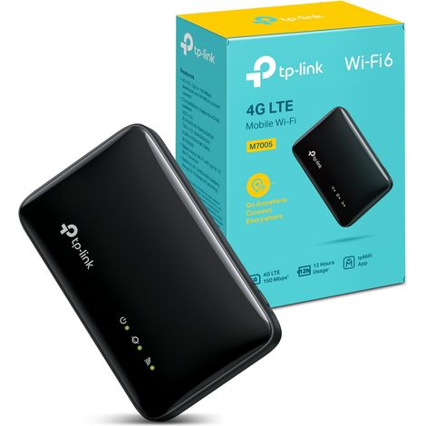 TP-Link M7005 routeur sans fil Monobande (2,4 GHz) 4G Noir