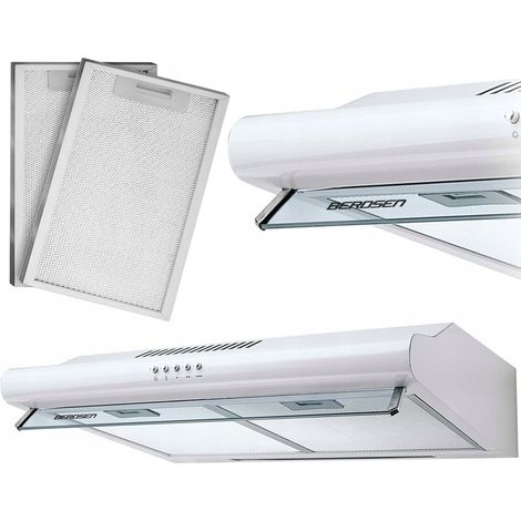 Hotte de cuisine sous meuble BERDSEN 50 cm blanche 10A