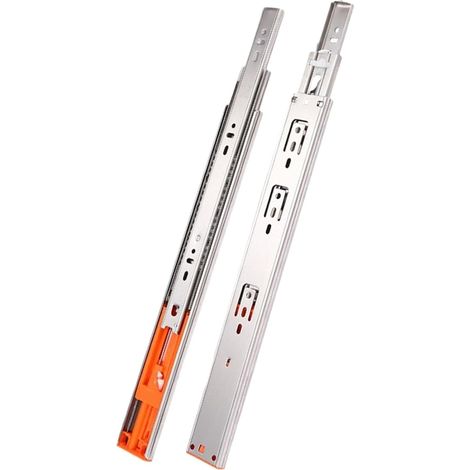 Glissières latérales pour armoires, coulisses de tiroir en acier (400) (1/5)