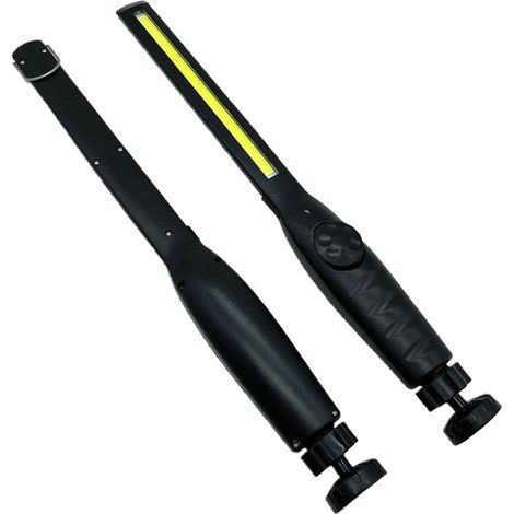 Lot de 2 lampes de travail LED COB pour voiture, lampe magnétique à piles, lampe d'atelier portable, lampe sur bâton USB (1/4)