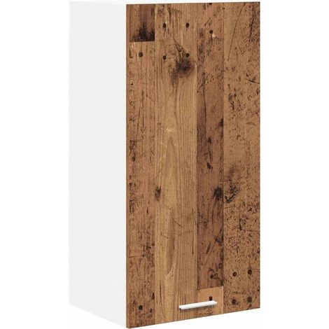 Maison Exclusive - Armadio pensile con porta Legno Antico e Bianco 40 x 31 x 80 cm