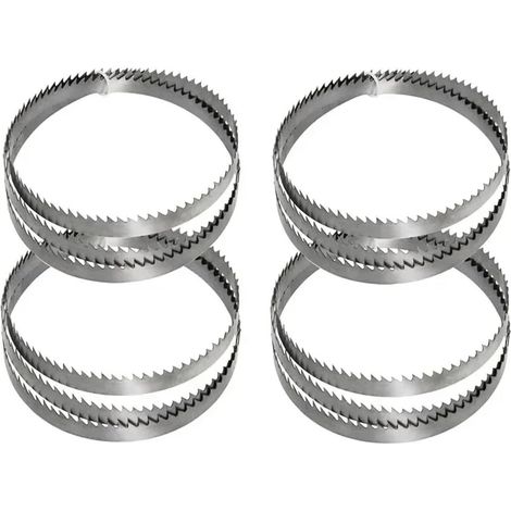 Lames de scie à ruban pour bois – 4 pièces – 1790 x 6 x 0,35 mm, 10 TPI – Pour HBS251, HBS261 – Coupe bois et plastique (1/3)