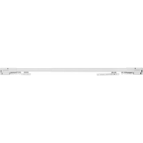 Scorritenda estensibile modello sirio - lunghezza 120/215 cm - bianco