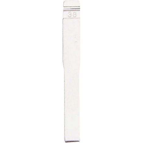 Lot de 10 lames de clé de voiture pliables en métal non taillées HU101 n° 38 pour Focus, Mondeo et Land Rover - FFY (1/4)