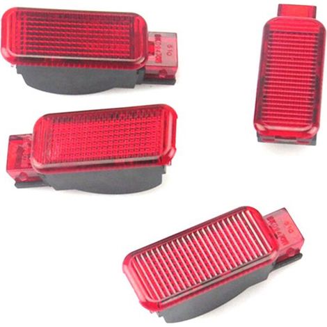 Adecuado para luces de advertencia halógenas de panel de puerta de 8 unidades para automóviles, aplicable a Audi A3, A4, S4, A5, A6, A7, A8, Q3, Q5, TT, R8, RS3, RS4. Número de pieza: 8KD947411 8KD947