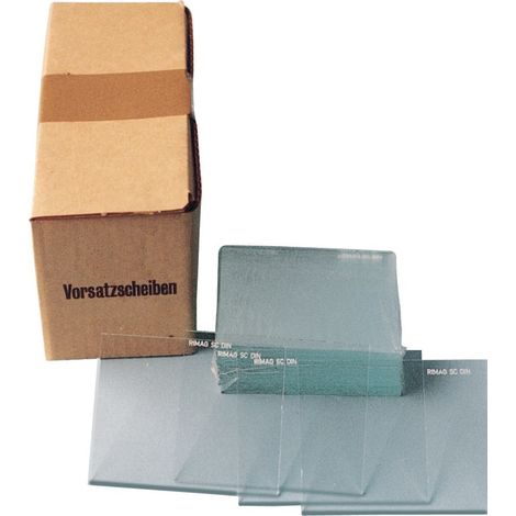 Vorsatzglas 51x108 mm U-DIN 100 Stk