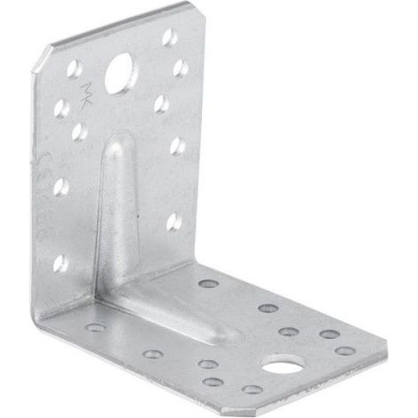 Connecteur De Construction - 70x70x55 mm - Épaisseur 2 mm - Pour Bois Et Béton - Lot De 1
