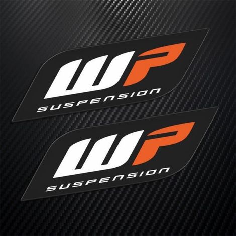 Autocollant - Wp - Suspension Wp Orange 3M - Pour Moto - Ktm Duke 390 - Personnalisation Véhicule (1/4)