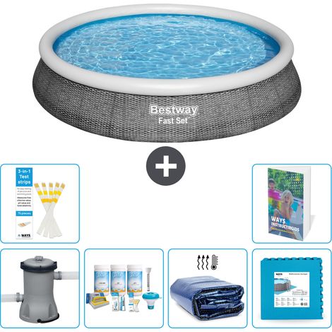 Bestway Bestway Fast Set Ronde - 396x84 cm - 7-pièces S188 (1/5)