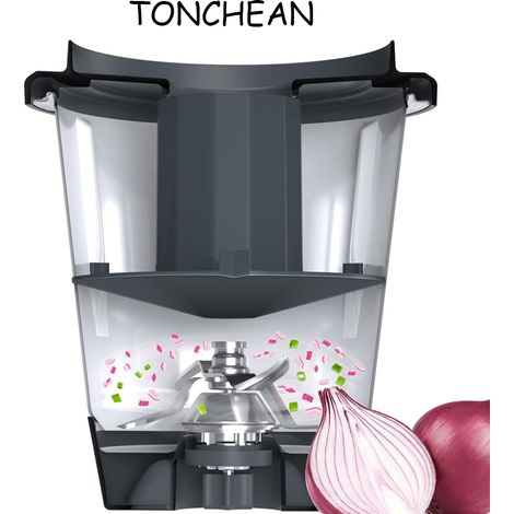 Kaelt - pour réducteur de bol Thermomix (TM31) • Hacher, mélanger et réduire l'efficacité des aliments • Fabriqué en Allemagne Petite hotte mixeur TM31 (1/5)