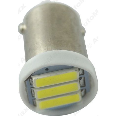 1.5W BA9S 7014/7020-3 LED Car Reading Light/Car LED License Plate Light (White) (1/4)