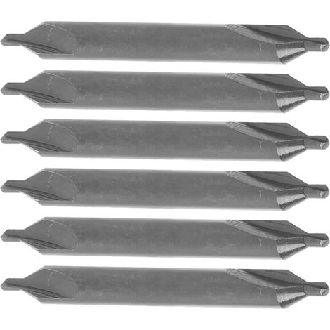Foret à centrer HSS A 10 pièces 1,5mm, pointe hélicoïdale rectifiée pour acier inoxydable et filière, perçage de positionnement précis (1/5)