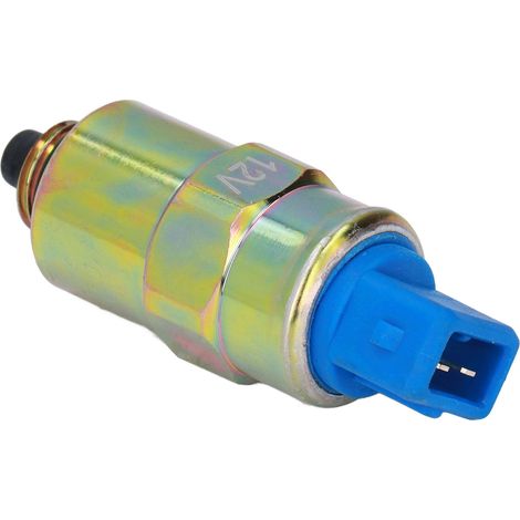 12V Kraftstoffabsperrmagnetventil 716-30255, Ersatzteil für JCB 3CX 4CX Baggerlader, passendes Absperrmagnetventil. (1/5)
