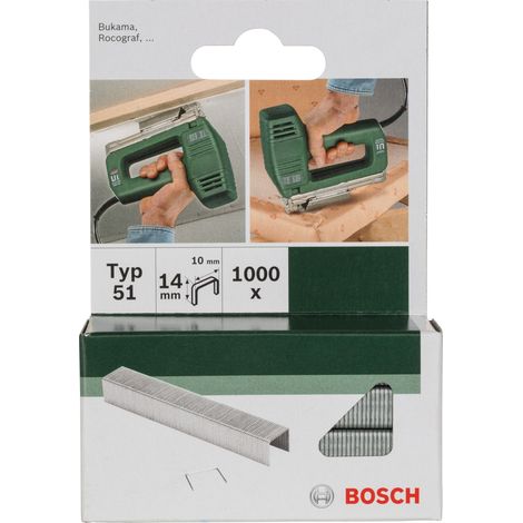 Bosch Tacker/pins/nails Flat Wire Staple Type 51 2609255834