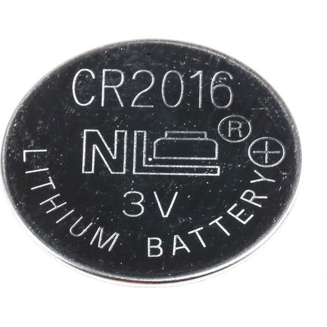 Pile bouton CR2016 RS PRO, 3V, 20mm ( Prix pour Paquet de 5 ) (1/3)