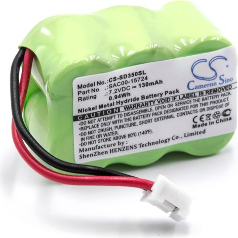 vhbw 1x Akku kompatibel mit SportDog SD-400S FieldTrainer, SD-400 FieldTrainer Hundehalsband Hunde-Trainer (130 mAh, 7,2 V, NiMH)