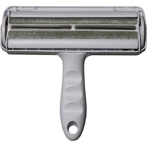 Brosse anti-poils d'animaux de haute qualité - Brosse pour poils de chien - Brosse anti-peluches - Grise-AquaForge (1/5)