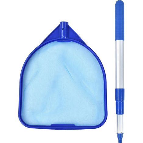 Filet de Nettoyage pour Piscine Telescopique 3 Sections Épuisette Sécable Outil Désinfection Spa (1/5)