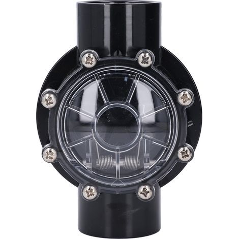 Clapet Anti-retour 180° – Couvercle Transparent Flux Direct pour Piscines et Spas 7235, Prévention Efficace du Reflux d'Eau (1/5)