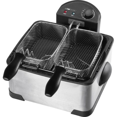Clatronic FR 3195 friggitrice in acciaio inox 4 litri (1/3)