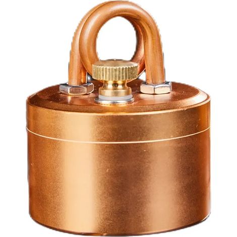 Réchaud à alcool portable mini camping - Coque solide, brûleur à alcool puissant et sûr, combustion intense, idéal pour le camping et la cuisine en extérieur. Réchauds de cuisine portables (1/5)